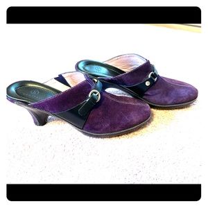Cole Haan purple clogs size 8.5